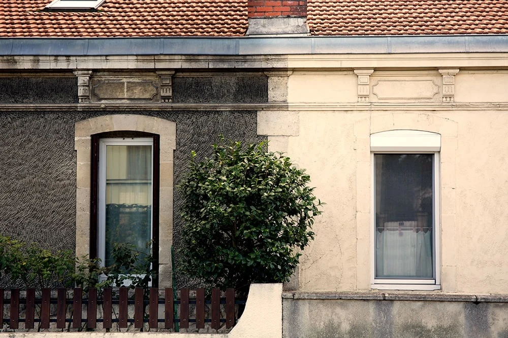 Avant après nettoyage de façade